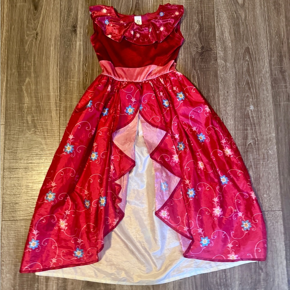 Red Floral Princess Dress (princess Elena)